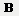 Icono usando  frecuentemente en los procesadores para la letra en negrita. Contiene una B mayúscula gruesa.
