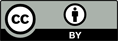cuadro en el que aparece el símbolo de Creative Commons,  y el símbolo y nombre de la restricción BY .